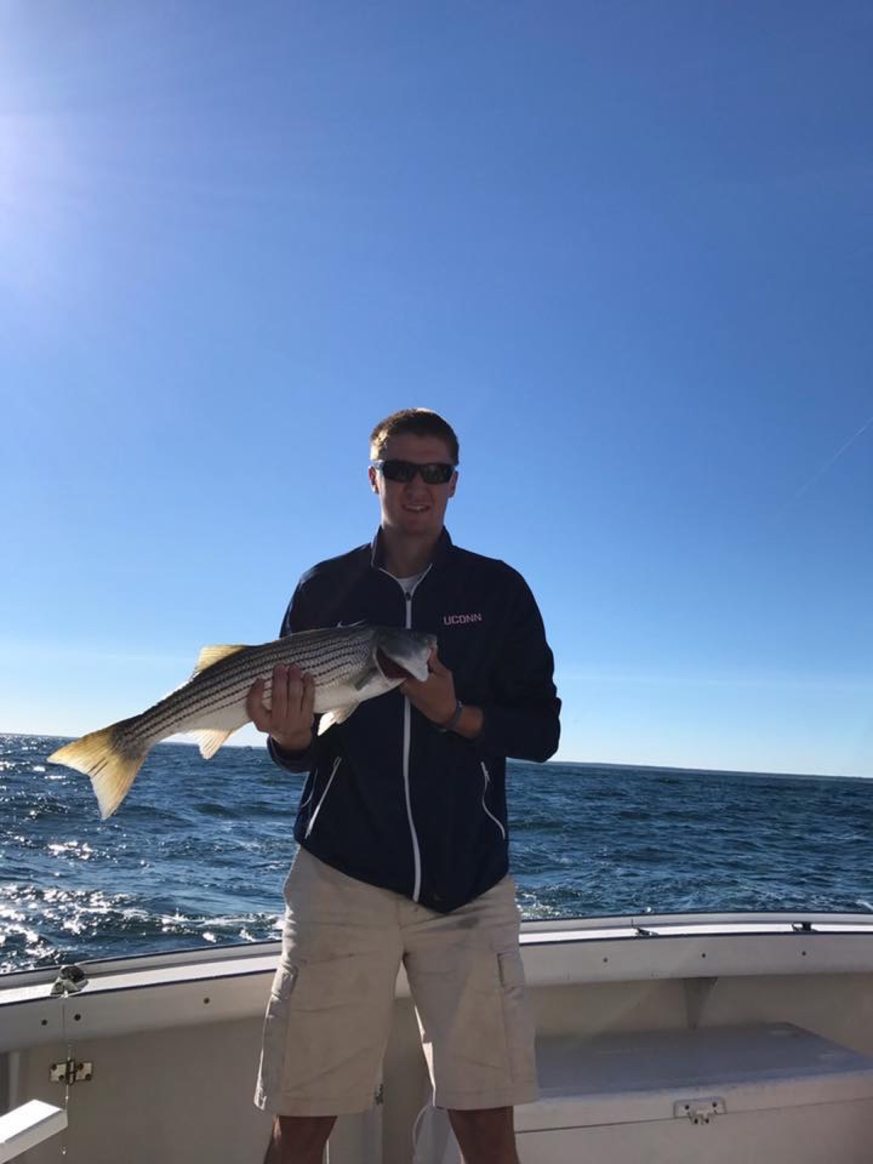 Benjamin Freeman fishing.